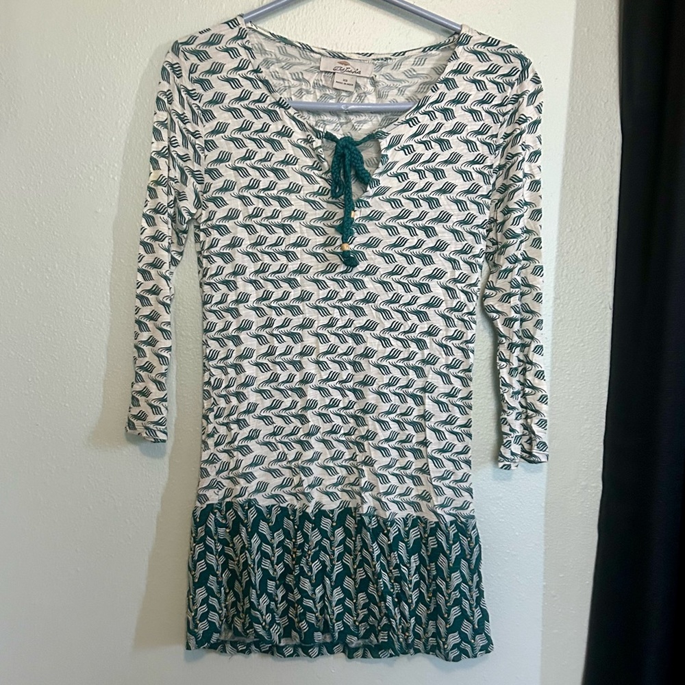 Patterned 3-4 Sleeve Top